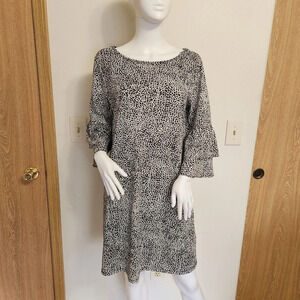 Apt. 9 animal print‎ smock dress size large